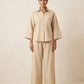The Verona Linen Set - Beige