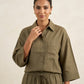 The Verona Linen Set - Olive