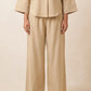 The Verona Linen Set - Beige