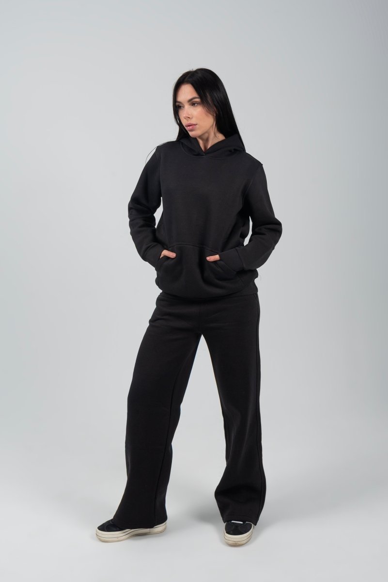 Black Hoodie (Top Only) - Hushy Wear
