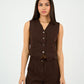 Brown Classic Vest Only - Hushy Wear