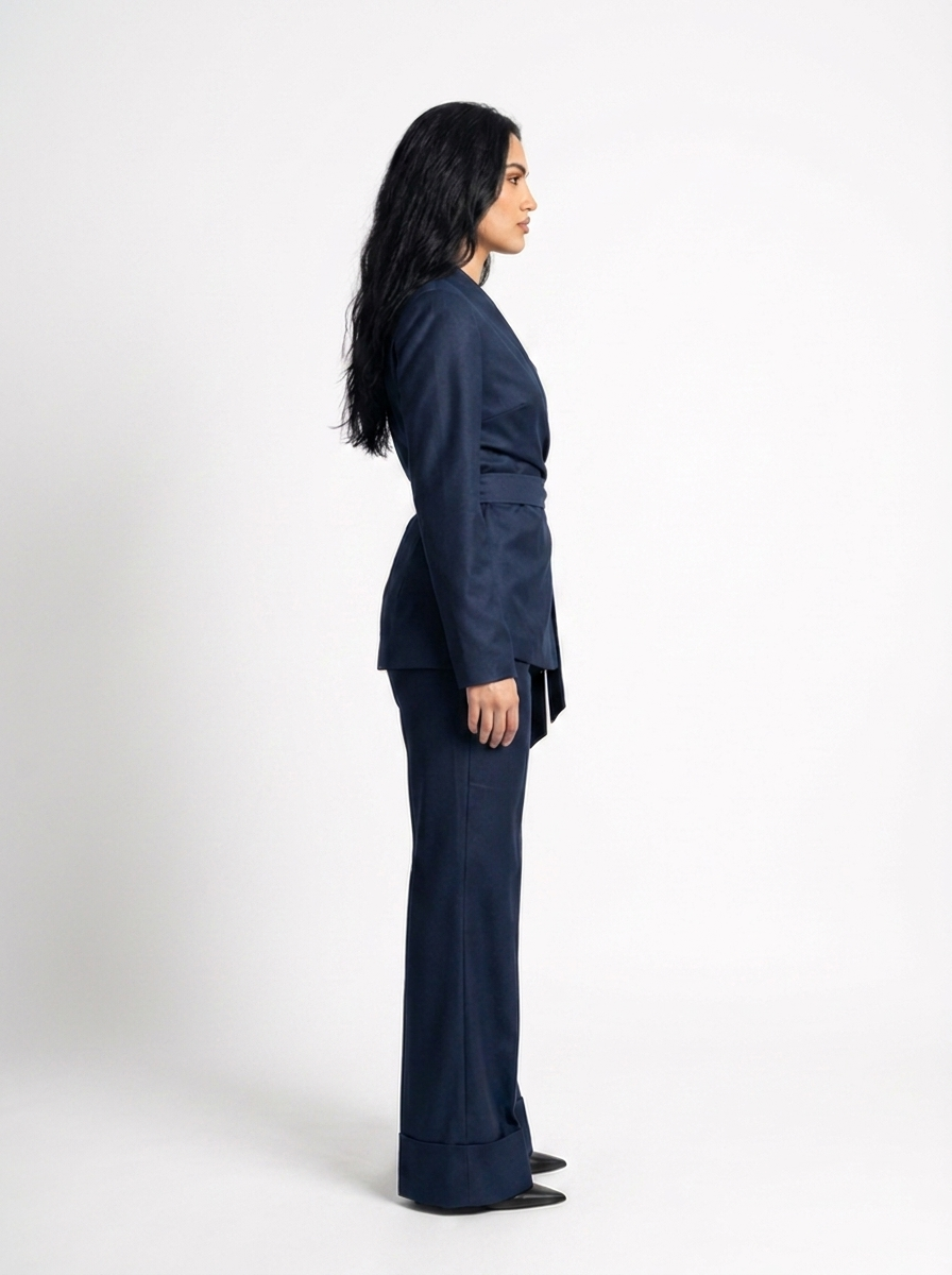 Kimono Navy Suit