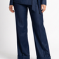 Elegant Wide-Leg Trousers – Navy