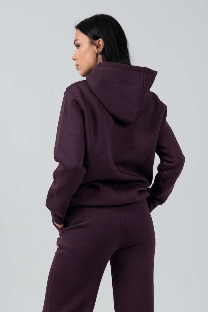 Hoodie & Sweatpants Set in Purple - Hushy Wear