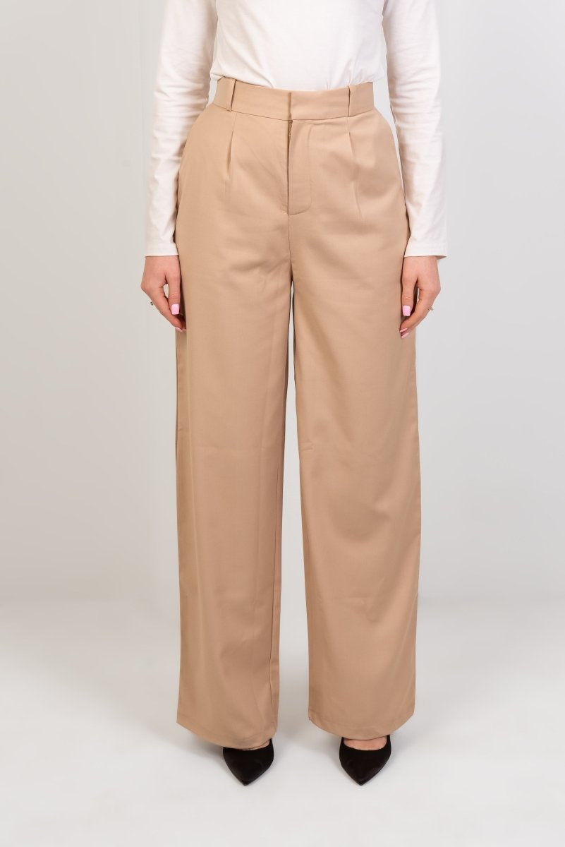 Premium Classic Trouser - Beige - Hushy Wear