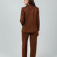 Straight Suede Classic Trouser - Hushy Wear