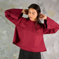 Suede Top - Maroon - Hushy Wear