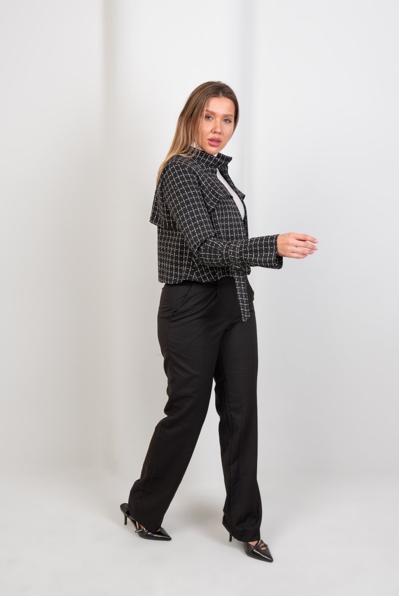 Trench Jacket - Tweed - Hushy Wear