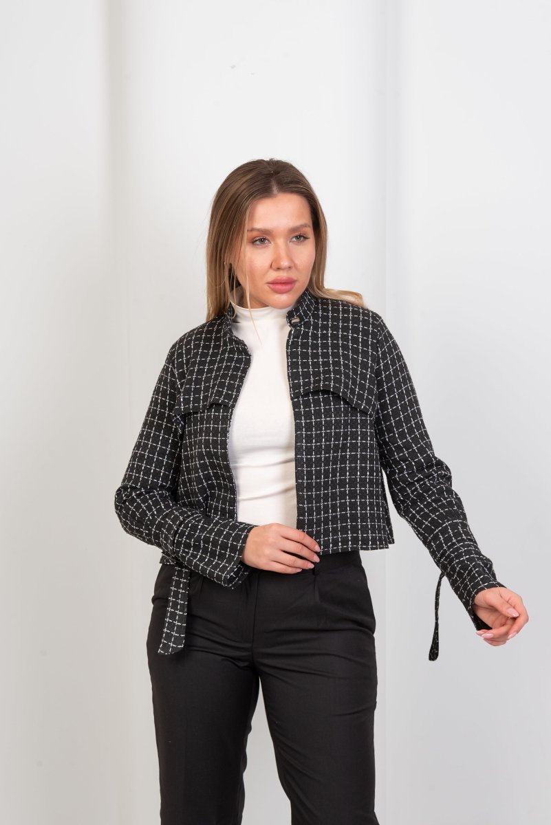 Trench Jacket - Tweed - Hushy Wear