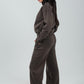 Wide - Leg Lounge Sweatpants – Charcoal - Hushy Wear